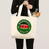 Mombasa Kenia Grote Tote Bag (Voorkant (product))