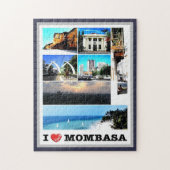 Mombasa - Kenia - I Love - Legpuzzel (Verticaal)