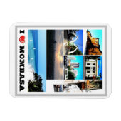 Mombasa - Kenia - I Love - Magneet (Horizontaal)