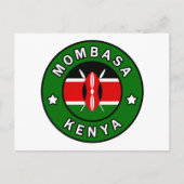 Mombasa Kenya Briefkaart (Voorkant)