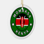 Mombasa Kenya Keramisch Ornament (Rechts)