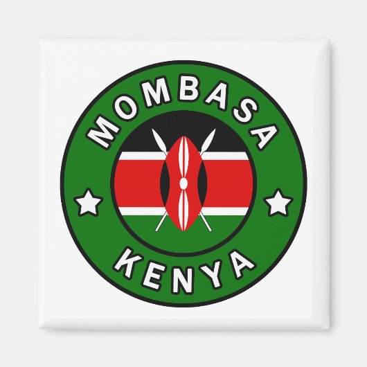 Mombasa Kenya Magneet (Voorkant)