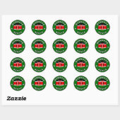 Mombasa Kenya Ronde Sticker (Vel)