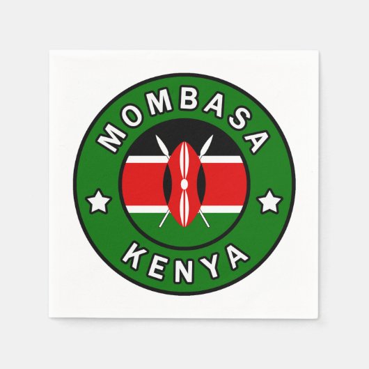 Mombasa Kenya Servet (Voorkant)
