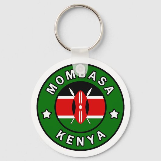 Mombasa Kenya Sleutelhanger (Voorkant)