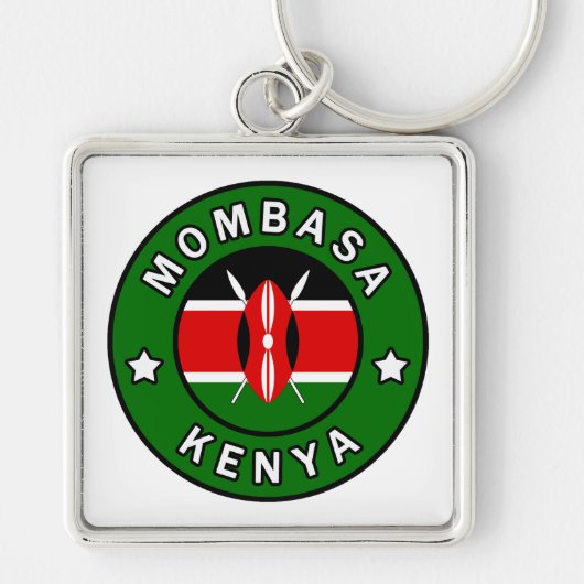 Mombasa Kenya Sleutelhanger (Voorkant)