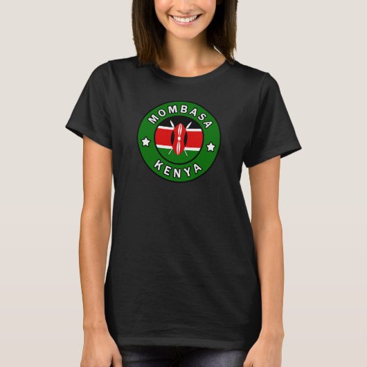 Mombasa Kenya T-shirt (Voorkant)