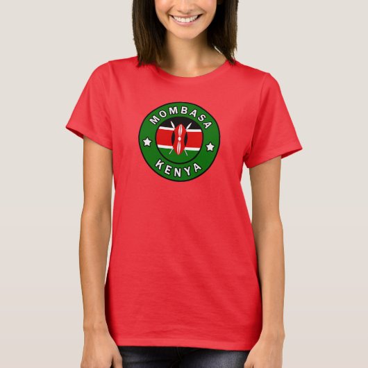 Mombasa Kenya T-shirt (Voorkant)