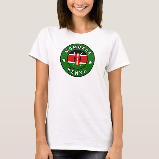 Mombasa Kenya T-shirt (Voorkant)