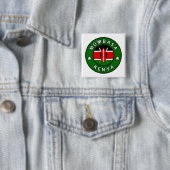 Mombasa Kenya Vierkante Button 5,1 Cm (In situ)