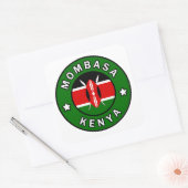 Mombasa Kenya Vierkante Sticker (Envelop)