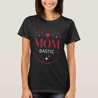 Mombastische Rode Editie – Elegant moederdesign vo T-shirt