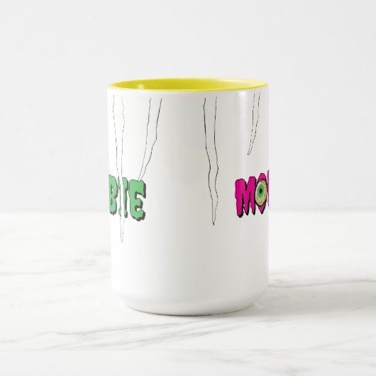 MOMbie Ghoulishly Fun Funny Halloween Mok (Midden)