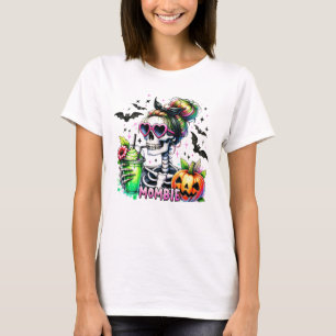 Mombie meisje Sarcastisch Mombie Halloween Schatti T-shirt