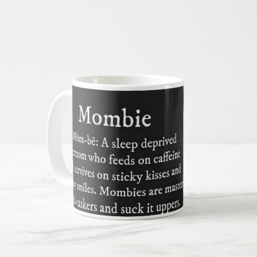 Mombie-Mok Koffiemok (Voorkant links)
