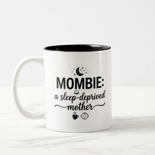 Mombie Ochtendbrandstof 2-Tone Mok (Links)