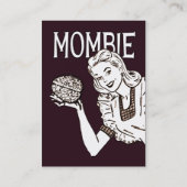 Mombie Retro Zombie Contactkaartje (Achterkant)