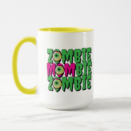MOMbie Zombie Ghoulishly Fun Funny Halloween Mok (Links)