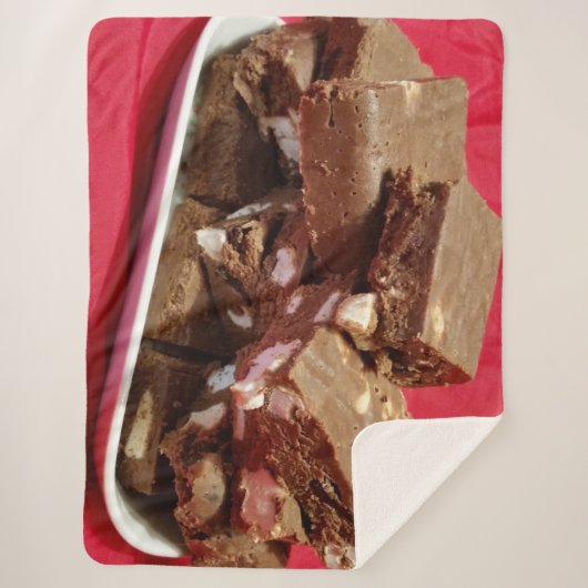 momcherrymarshmallowfudge sherpa deken (Voorkant)