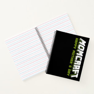 Momcraft Happy Mother Day Funny Gamer Mom Notitieboek