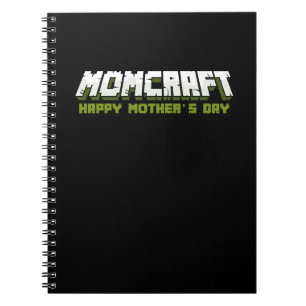 Momcraft Happy Mother Day Funny Gamer Mom Notitieboek