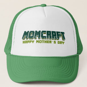 Momcraft Happy Mother Day Funny Gamer Mom Trucker Pet