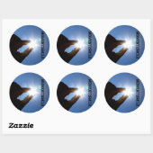 MOMENT2SMILE Grote ronde sticker (Vel)