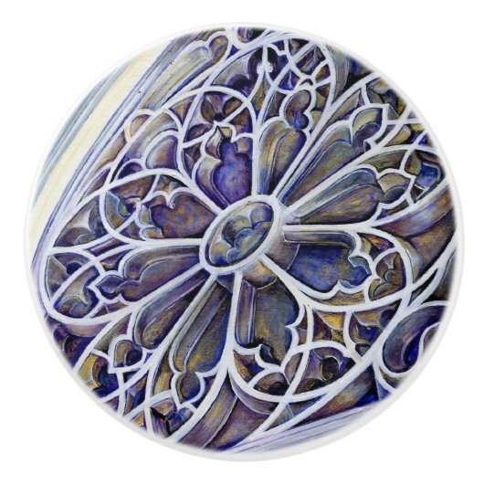 Moment in Boedapest Keramische Knop (Voorkant)