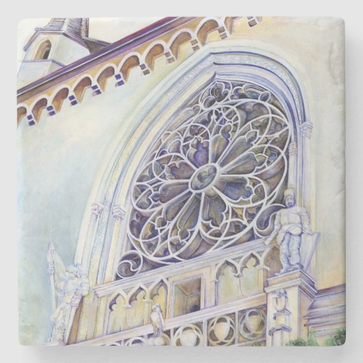 Moment in Boedapest Stenen Onderzetter (Voorkant)