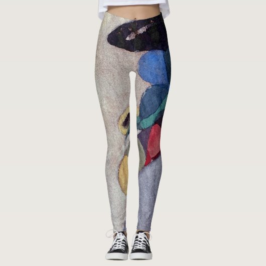 Moment, Kunst Schilderen Leggings (Voorkant)