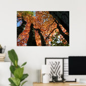 Moment van Herfst Zen Poster (Thuiskantoor)