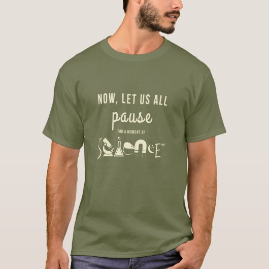 Moment van het Wetenschapsleger Green T-Shirt (Voorkant)