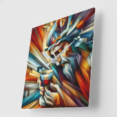 Moment van pijn vierkante klok (Hoek)