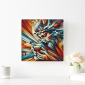 Moment van pijn vierkante klok (Huis)