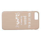 Moment van Science Beige iPhone 7 Hoesje (Achterkant (Horizontaal))