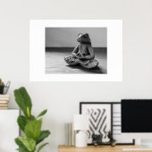 Moment van Zen Poster (Thuiskantoor)