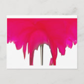 Moment vastgelegd: een rode rozenblaadje elegantie briefkaart (Voorkant)