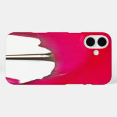 Moment vastgelegd: een rode rozenblaadje elegantie Case-Mate iPhone case (Achterkant (horizontaal))