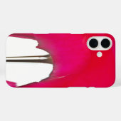 Moment vastgelegd: een rode rozenblaadje elegantie Case-Mate iPhone case (Achterkant (horizontaal))