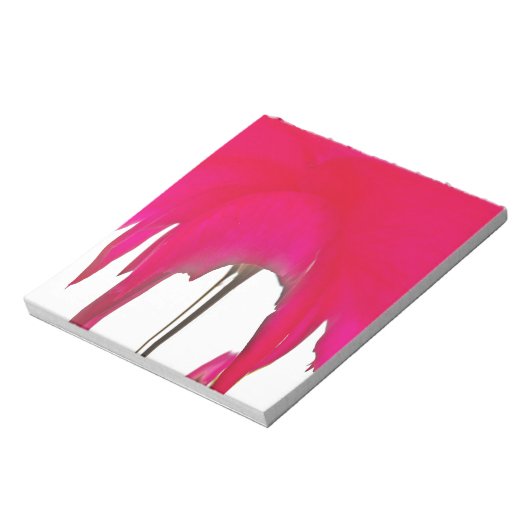 Moment vastgelegd: een rode rozenblaadje elegantie notitieblok (Linkerzijde)