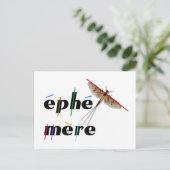 momentane ephemeer briefkaart (Staand voorkant)
