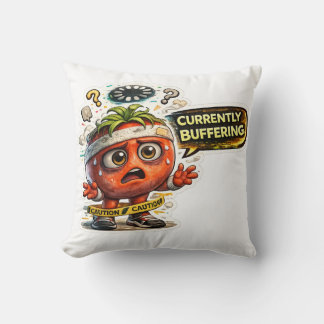 Momenteel aan het bufferen Funny Retro Introvert G Kussen