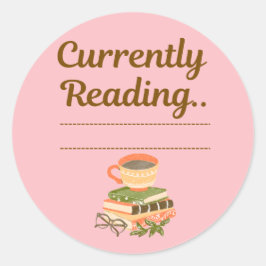 Momenteel aan het lezen – Beschrijfbaar etiket voo