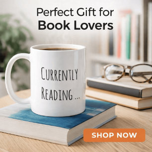 Momenteel aan het lezen… Minimalistische Boekliefh Koffiemok