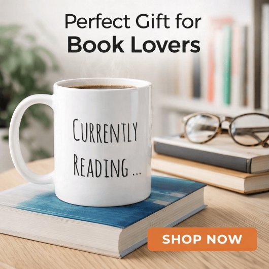 Momenteel aan het lezen… Minimalistische Boekliefh Koffiemok