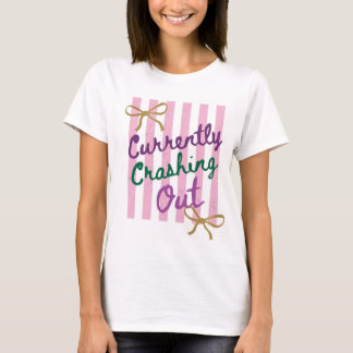 Momenteel Crashing Out T-shirt, Coquette strikje T-shirt