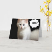 MOMENTEEL GREETING OP DE 30ste TWEEDE DAG Kaart (Gele Bloem)