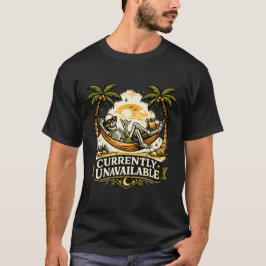 Momenteel niet beschikbaar Retro Skelet Strand T-shirt