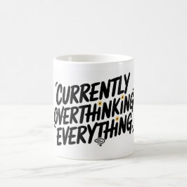 Momenteel overdenkend koffiemok