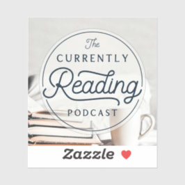 Momenteel Podcast Art Decal aan het lezen Sticker